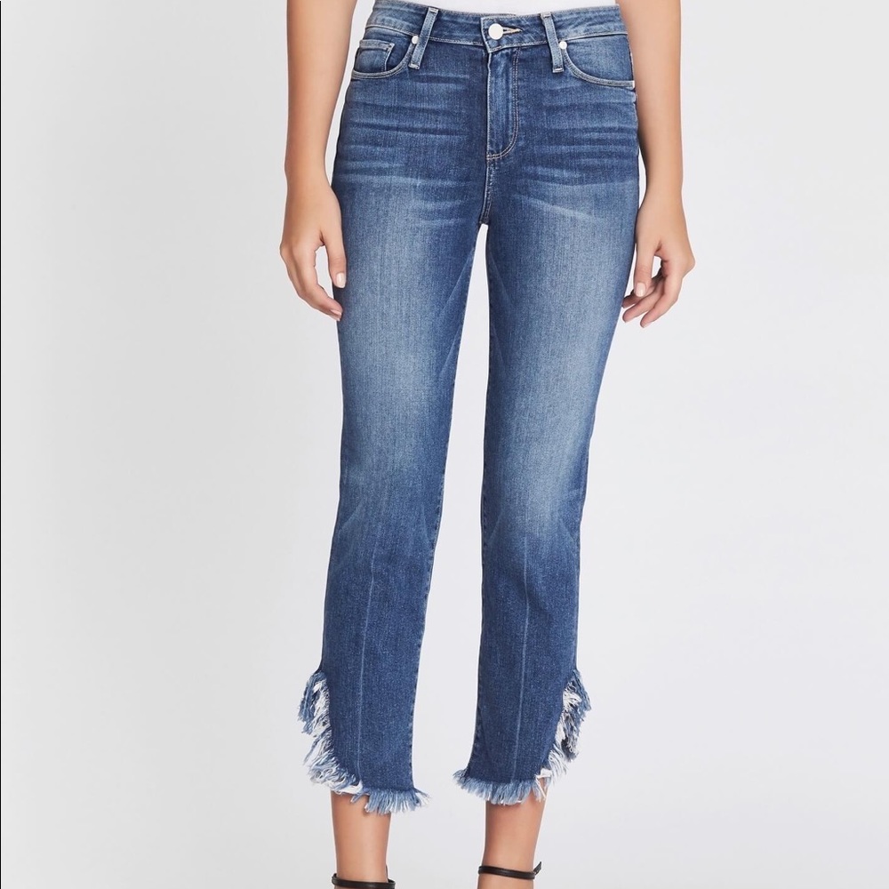 Paige Hoxton Straight Ankle Jeans